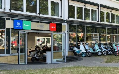 Zweiter „Vespa König City Store“ in Hamburg eröffnet