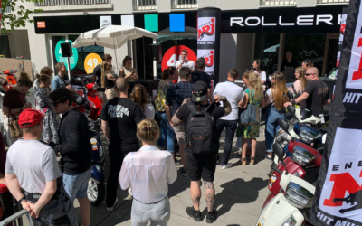 Große Eröffnung des Roller König City Stores in München